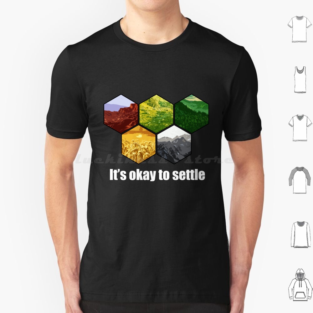 Koszulka It's Okay To Settle T – Board Game Catan recenzja i cena